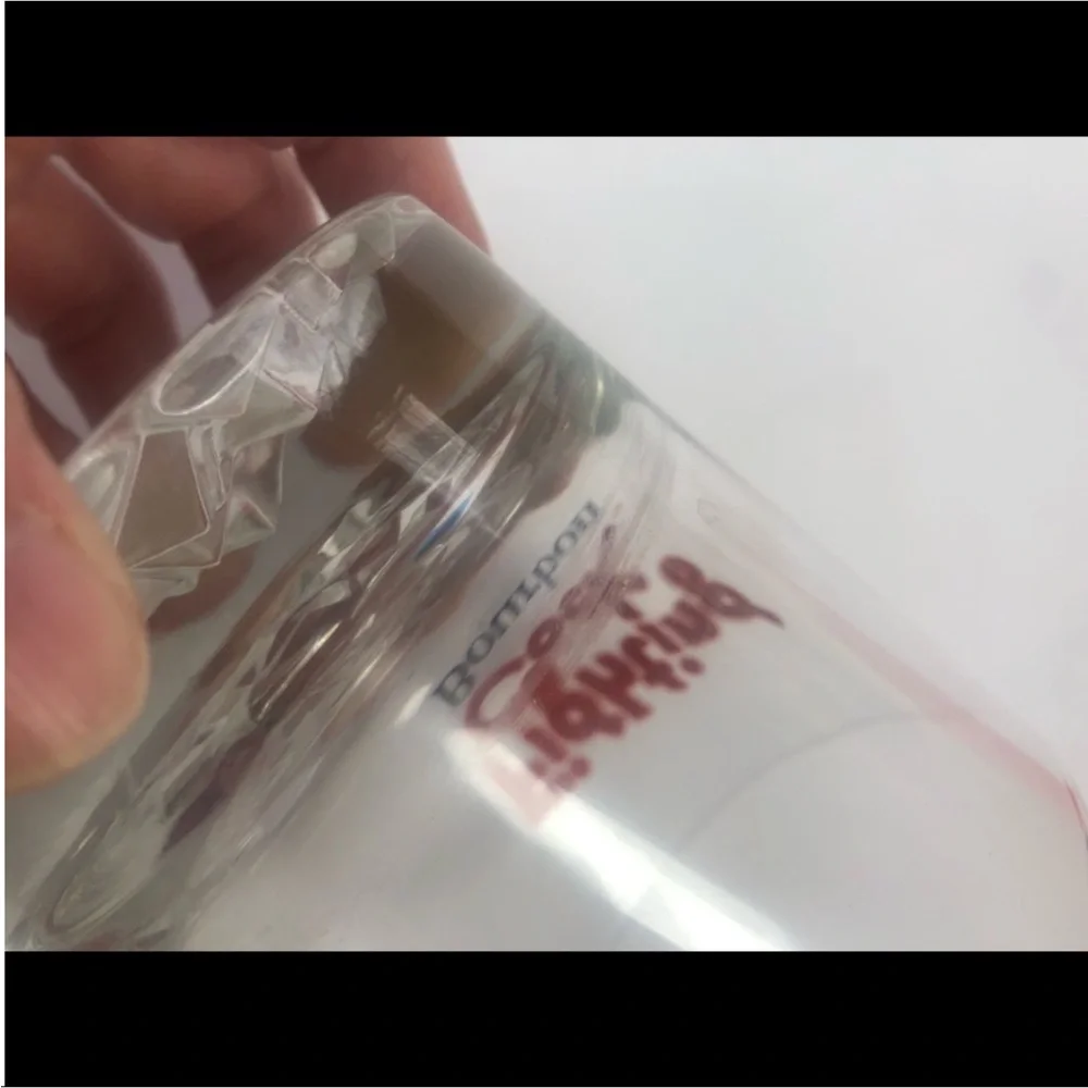 Fighting Rooster Kentucky Straight Bourbon Whiskey Double Clear‎ Bar Glass